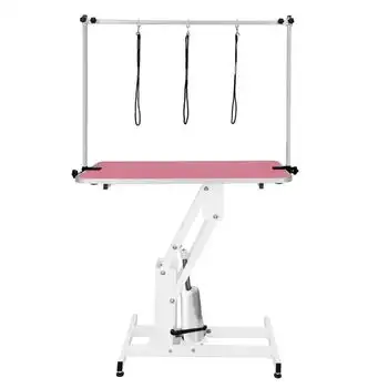 Mesa De Aseo Hidráulica Blanca - Superficie Rosa - MONSTER SHOP - Comparador de precios