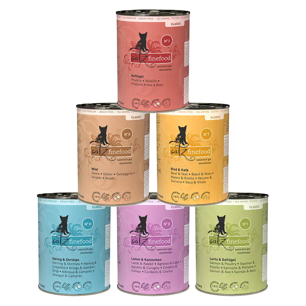 Oferta de prueba catz finefood 6 x 400 g - Pack de prueba I - catz finefood - Comparador de precios