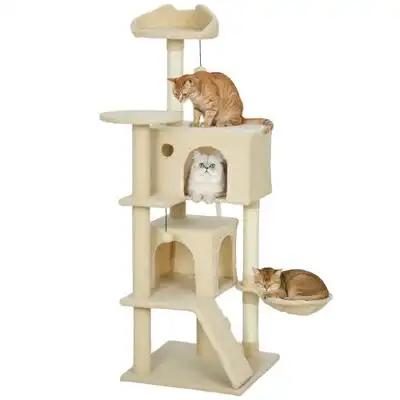 PawHut Árbol para Gato - Beige - PawHut - Comparador de precios