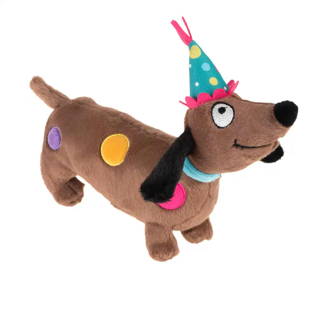 Perro cumpleañero de peluche para perros - 24 x 6 x 19 cm (L x An x Al) - bitiba - Comparador de precios