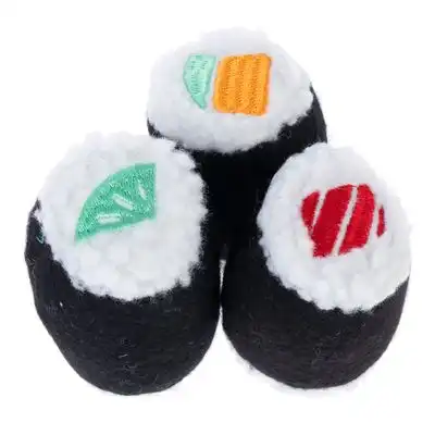 TIAKI set de juguetes para gatos rollos de sushi - Pack de 3 - TIAKI - Comparador de precios