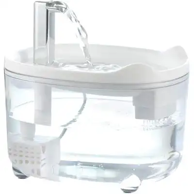 UAMLY Fuente de agua para gatos con bomba silenciosa - Blanco 1500 ml - Uamly - Comparador de precios