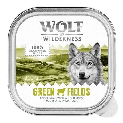 Wolf of Wilderness 6 x 300 g - Green Fields, con cordero - Wolf of Wilderness - Comparador de precios