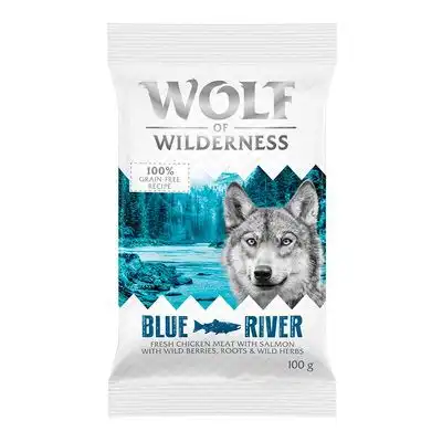 Wolf of Wilderness Adult «Blue River» salmón - sin cereales - 100 g - Receta nueva - Wolf of Wilderness - Comparador de precios