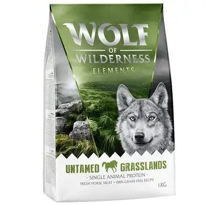 Wolf of Wilderness Elements Untamed Grasslands con caballo - 1 kg - Wolf of Wilderness - Comparador de precios