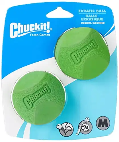 2 Pelotas Chuckit! Erratic para perros M - Trixie - Comparador de precios