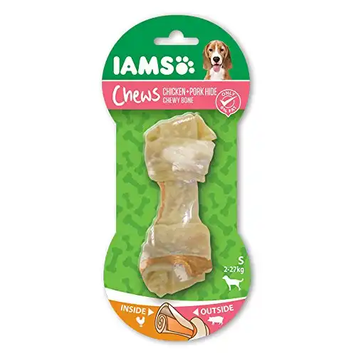 Huesos masticables pollo y cerdo Iams S 1 unid.