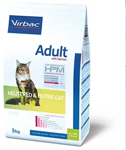 Virbac HPM Adult Neutered & Entire Cat Salmón 1.5 Kg.