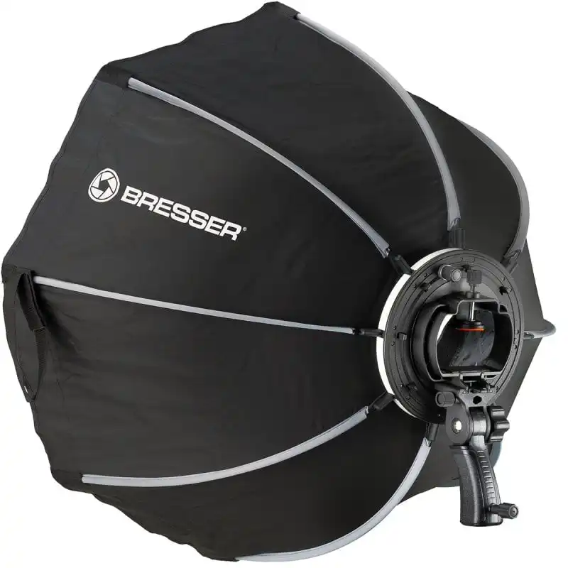 Bresser Softbox Octogonal Super Quick 90cm para Flash de Cámara