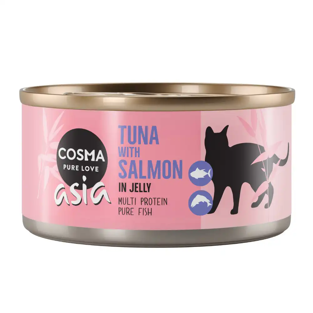 Cosma Asia en gelatina 6 x 170 g - Atún con salmón - Cosma - Comparador de precios