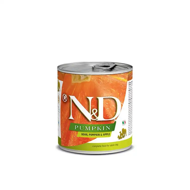 Farmina ND Dog Pumpkin Jabalí comida húmeda para perros 6x285grs, Unidades 6x285Grs - Farmina - Comparador de precios