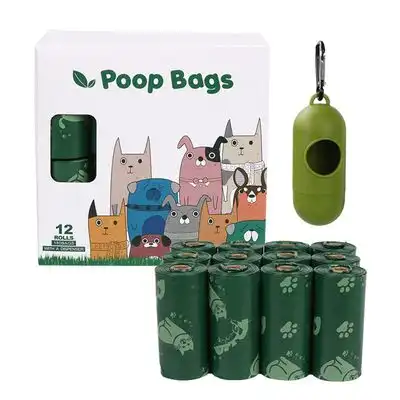 FurryFusion Bolsas perfumadas para excrementos con dispensador - Verde - Furry Fusion - Comparador de precios