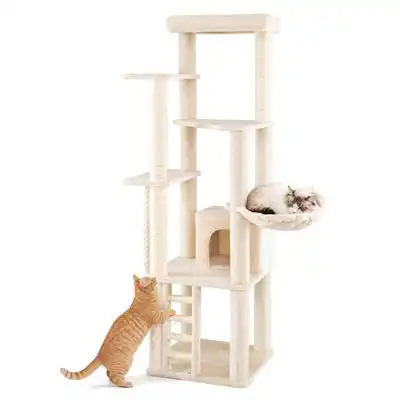 GIANTEX Árbol para Gatos Multinivel, 71 x 71 x 194 cm - 1 Árbol - Giantex - Comparador de precios