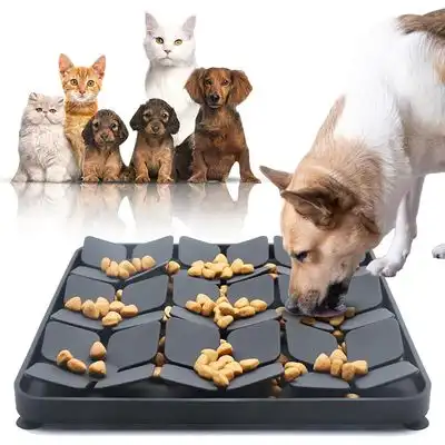 HausPets Alfombrilla silicona negra lamer perros, anti-engullimiento - Artículo 1 - HausPets - Comparador de precios