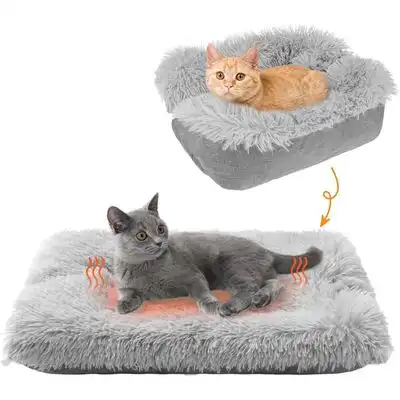 IntiMeg Colchoneta de cama de doble función para gatos y perros - Gris - IntiMeg - Comparador de precios