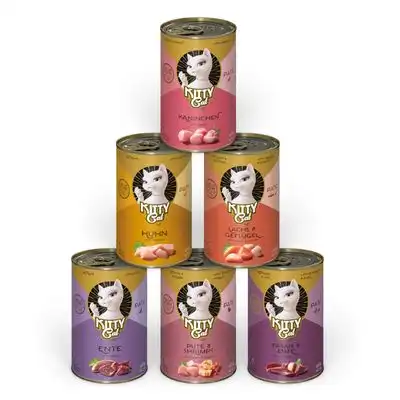 Kitty Cat Adult Paté 24 x 400 g - Pack Ahorro - Pack mixto II (6 variedades) - Kitty Cat - Comparador de precios
