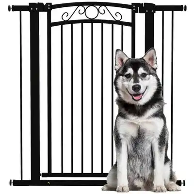 PawHut Barrera para Perro - Negro - PawHut - Comparador de precios