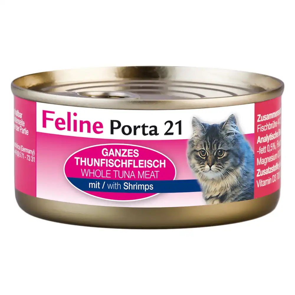 Porta21 Trozos Enteros de Atún con Gambas 156 GR