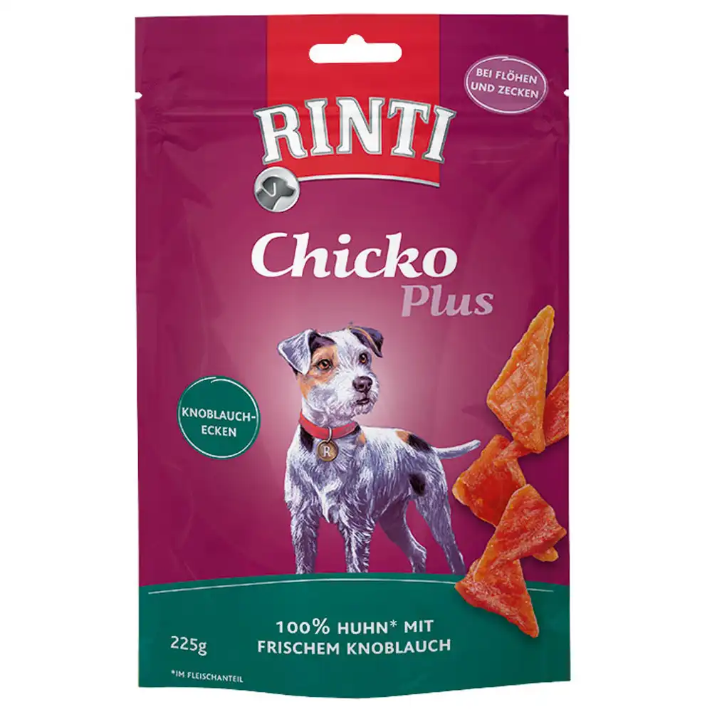 RINTI Chicko Plus triángulos de ajo para perros - 225 g