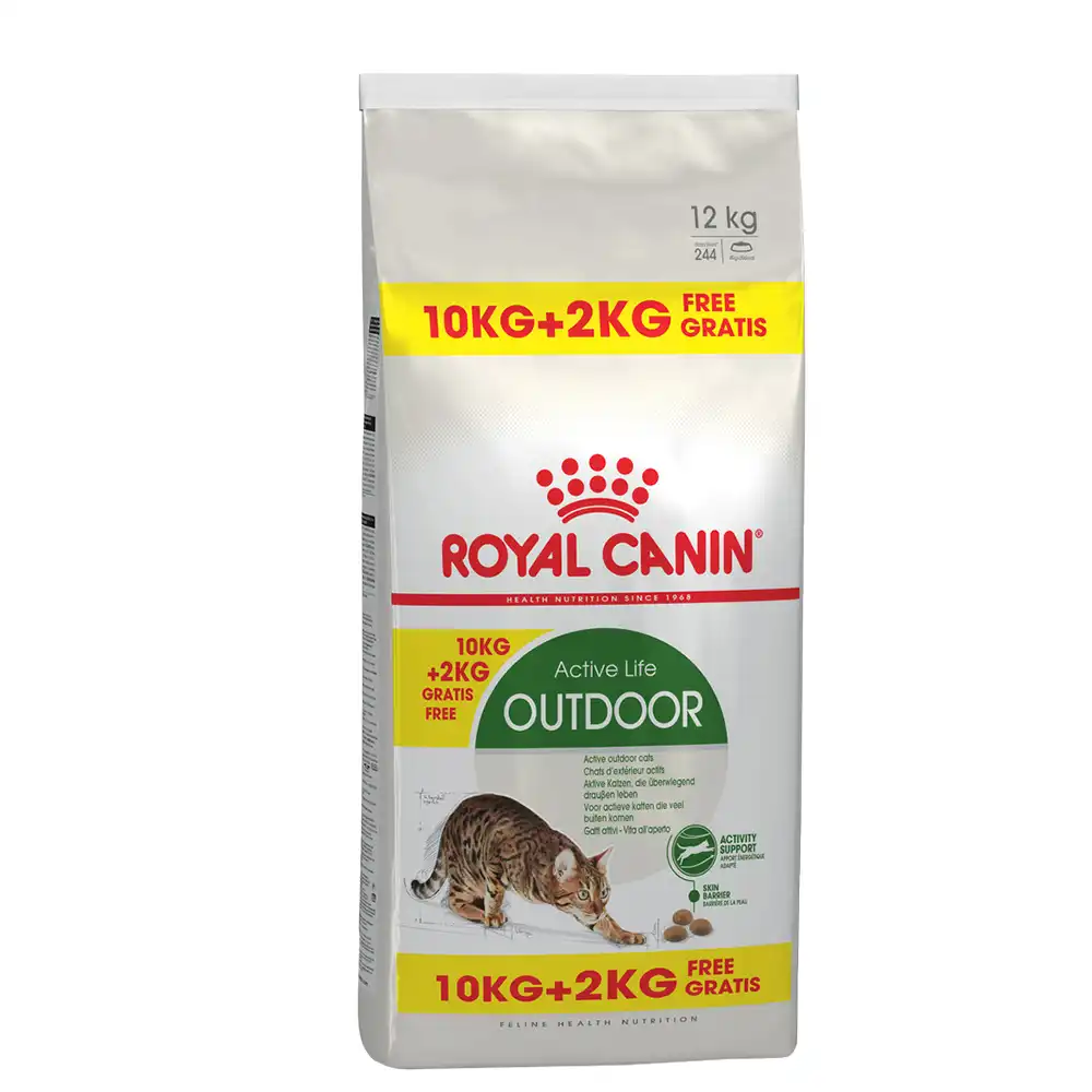 Royal Canin Feline 12 kg: 10 + 2 kg ¡gratis! - Outdoor 30