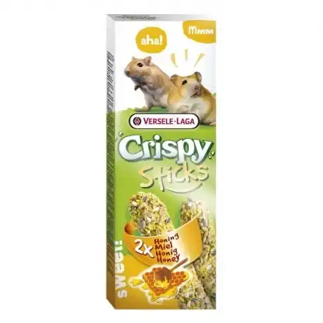 Versele Laga Crispy Sticks Snack para Hámsters y Gerbos con Miel, 110 gr - Versele - Comparador de precios