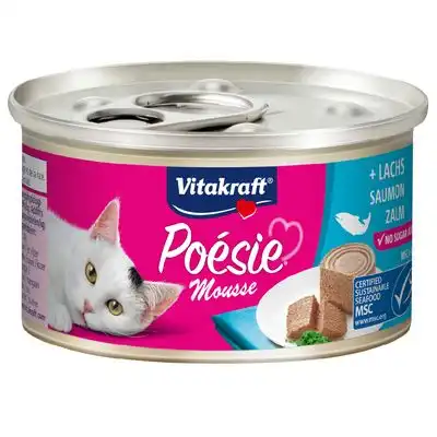 Vitakraft Poésie Mousse 12 x 85 g - Salmón - Vitakraft - Comparador de precios