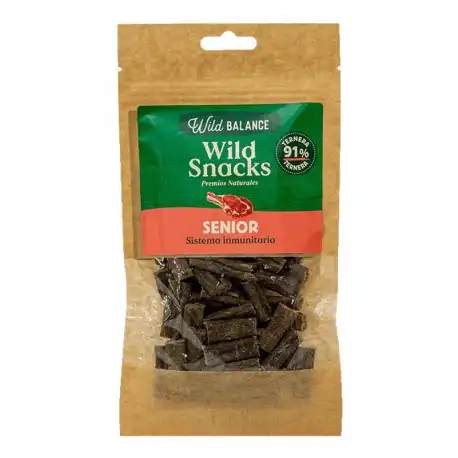 Wild Balance Senior Sistema Inmunitario Snack para Perros con Ternera, 1 x 75 gr - Wild Balance - Comparador de precios