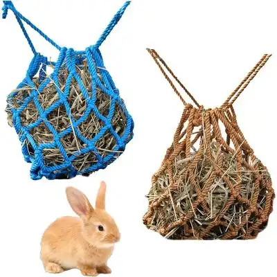ZooVenture Bolsa colgante para heno para conejos y animales pequeños - 2 piezas - Zooventure - Comparador de precios