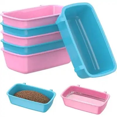 ZooVenture Juego de jaulas de plástico para pájaros con comederos - 6 piezas - Zooventure - Comparador de precios
