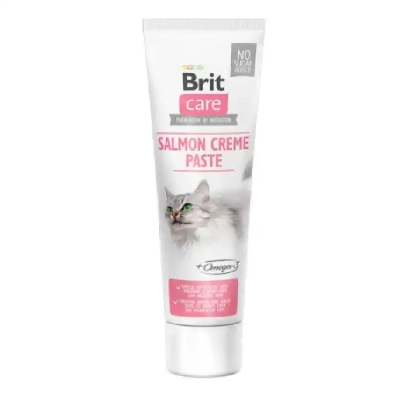 Brit care cat pasta crema salmon, Cantidad 100 Gr - Brit - Comparador de precios