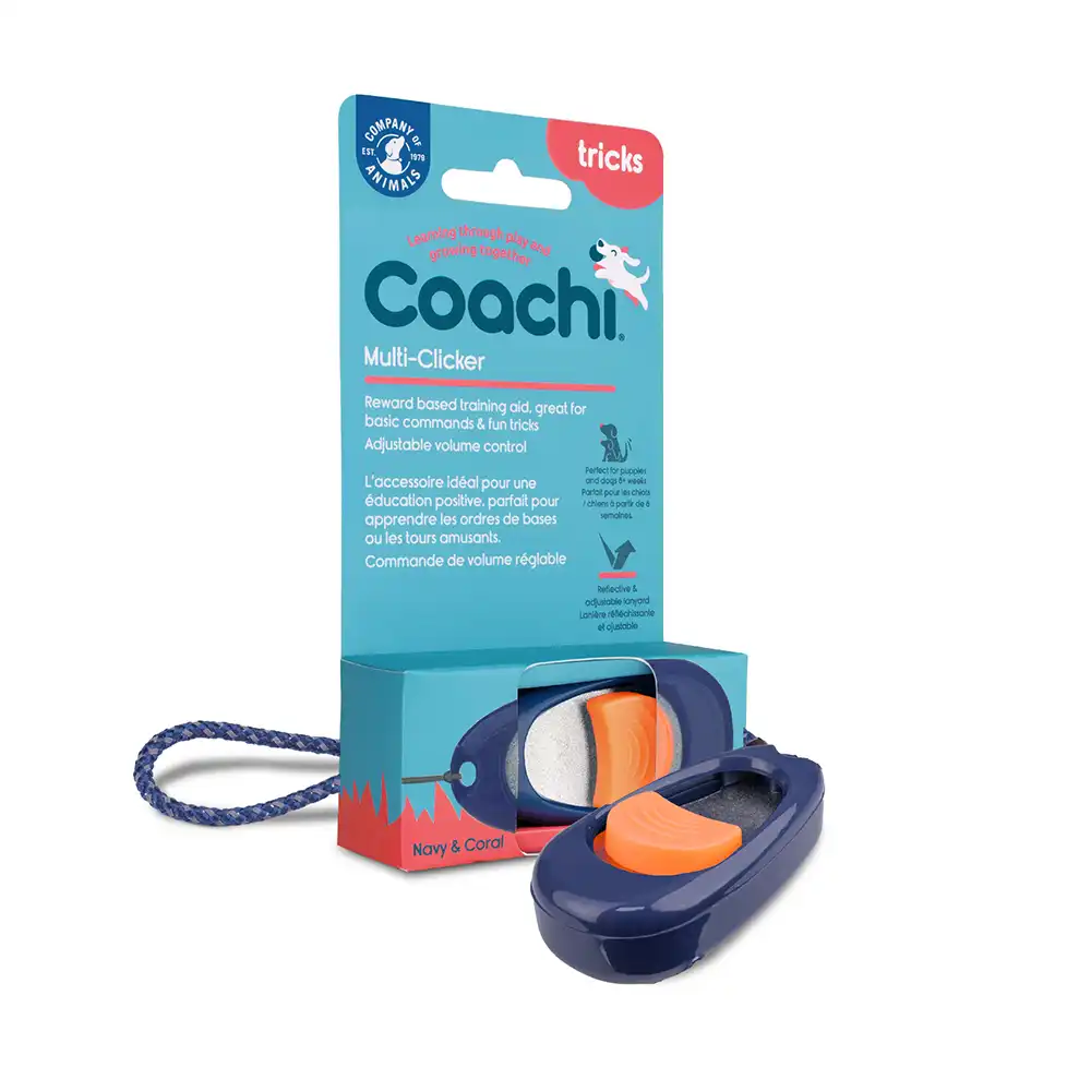 Coachi Multiclicker para perros - marina