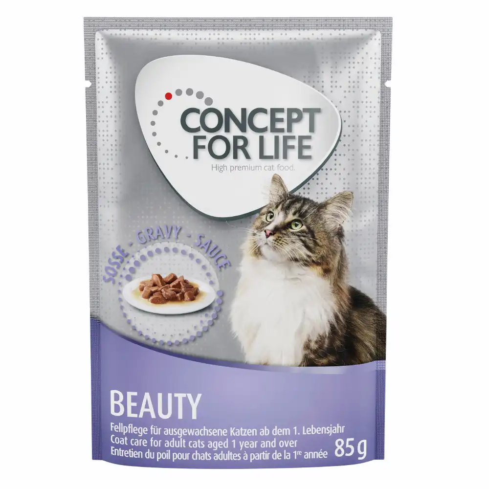 Concept for Life comida húmeda para gatos 24 x 85 g ¡con descuento! - Beauty en salsa