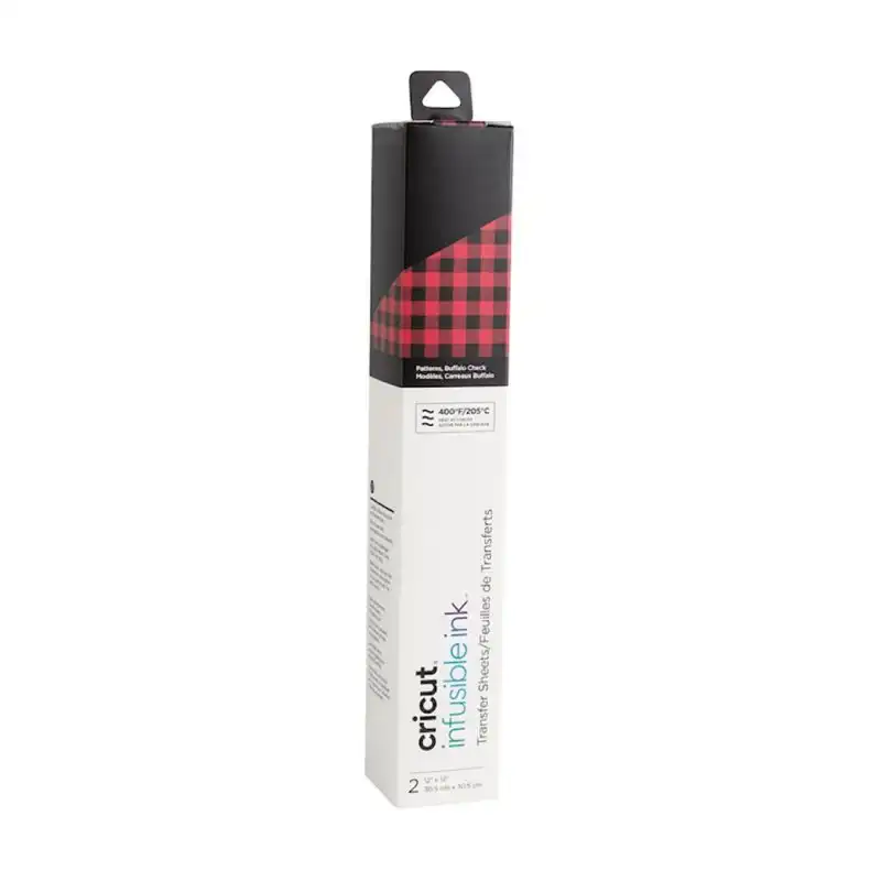 Cricut Infusible Ink Pack 2 Hojas de Transferencia Buffalo Check