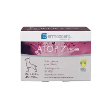 Dermoscent Atop7 Pipetas Naturales Cuidado de la Piel para Perros Grandes, 4 - Dermoscent - Comparador de precios