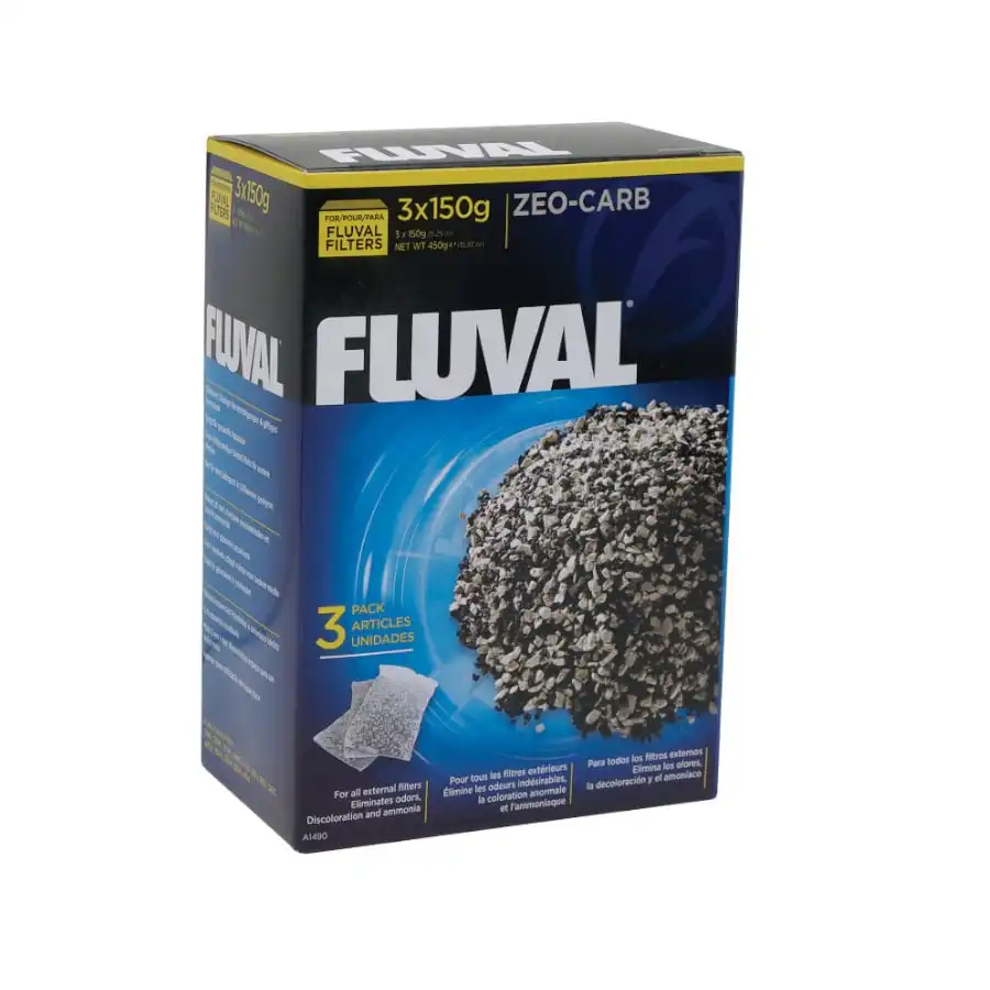 Fluval Zero-Carb Carga filtrante para filtros