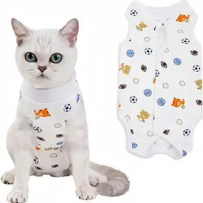 FurryFusion Traje de recuperación de fútbol para gatos - S - Furry Fusion - Comparador de precios