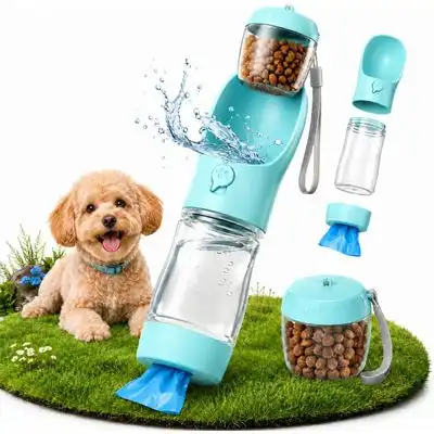 HausPets Botella de agua para perros 3 1 300 ml recipiente premios bolsas - Artículo 1 - HausPets - Comparador de precios