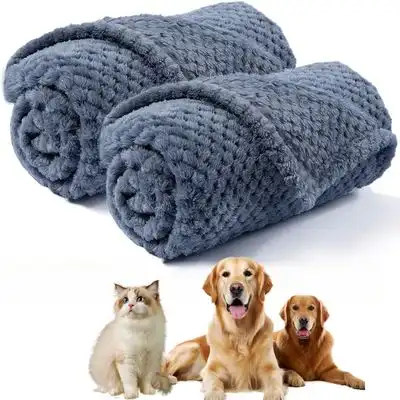 IntiMeg Manta de terciopelo con estampado de piña para gatos y perros - 80×100 cm - IntiMeg - Comparador de precios