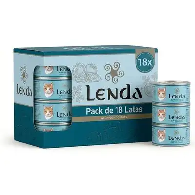 Lenda Delicat Bocaditos en Salsa de Atún con Tomate para Gatos - 18 x 85 g - Lenda - Comparador de precios