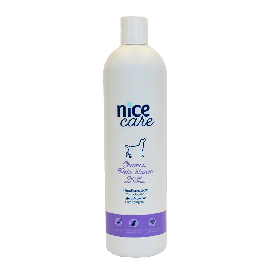 Nice Care Champú Pelo Blanco para perros