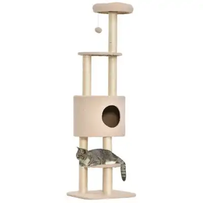 PawHut Rascador para Gato - Beige - PawHut - Comparador de precios