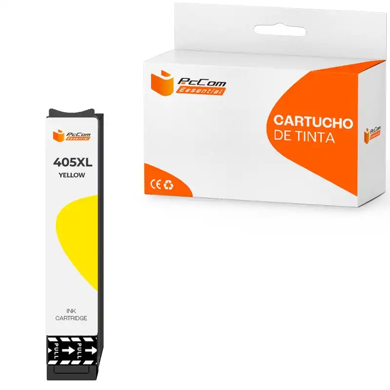 Pccom Essential Cartucho Tinta Compatible con Epson 405XL Amarillo