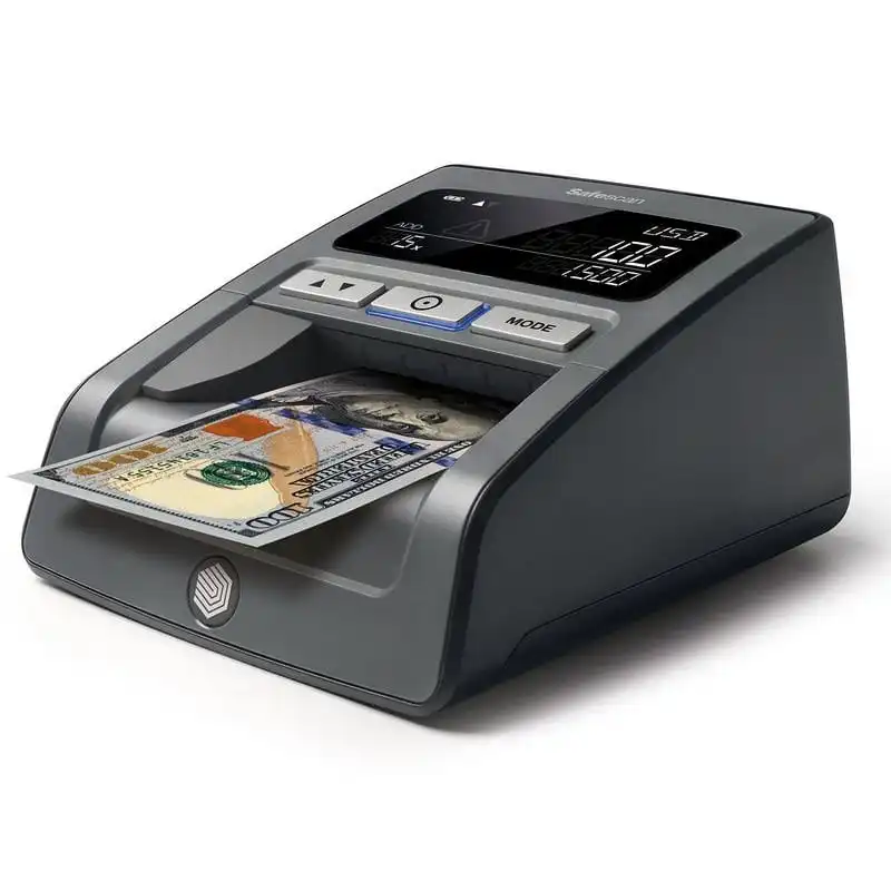 Safescan 185-S Detector de Billetes Falsos 8 Divisas con Pantalla LCD