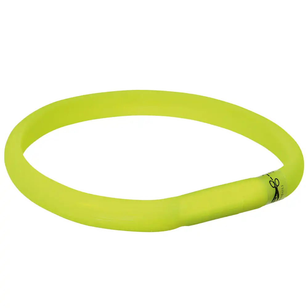 Trixie Banda Con Luz Flash Usb M-L 50Cm/17Mm Verde