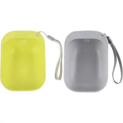 ZooVenture Bebedero portátil de silicona para perros (2 unidades) - Juego de 2 piezas: Verde + Gris - Zooventure - Comparador de precios