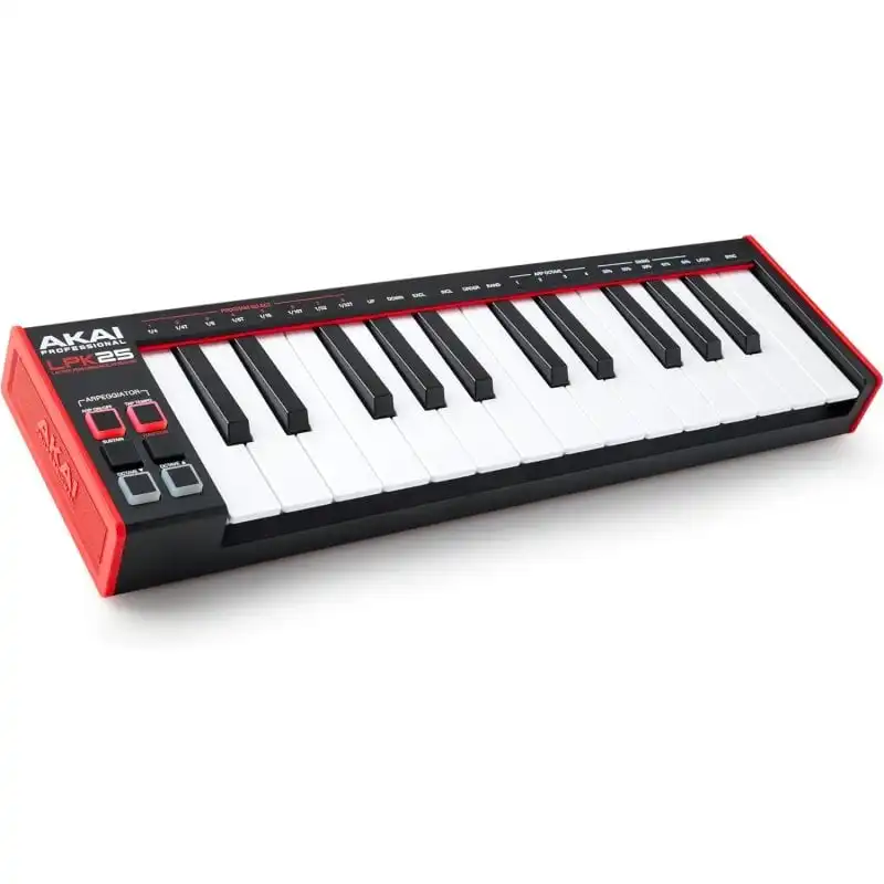 AKAI Professional LPK25 MK2 Тeclado Controlador MIDI USB con 25 Teclas de Sintetizador Negro