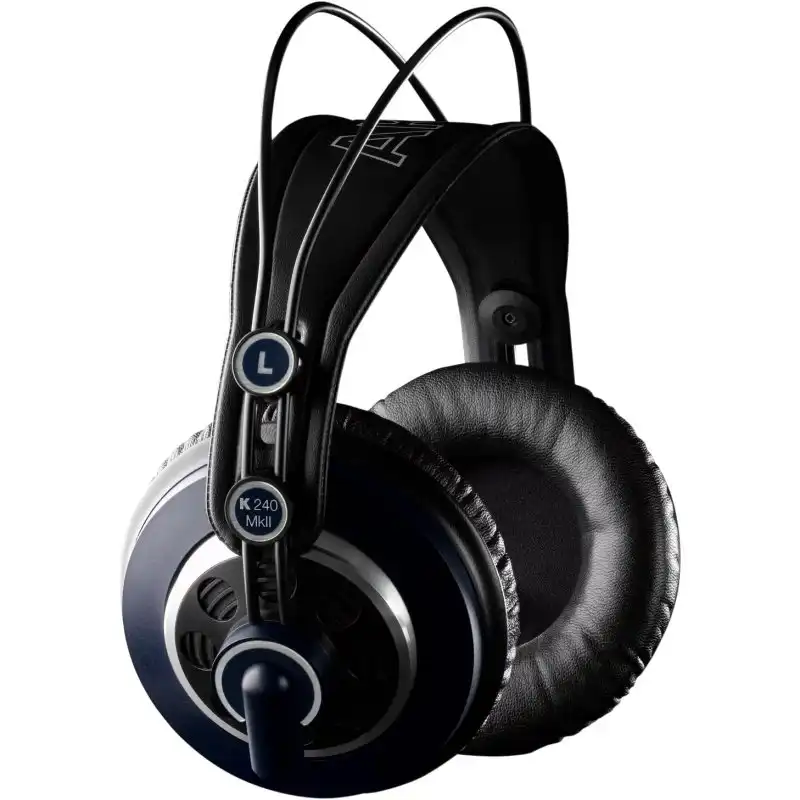 AKG K240 MKII Auriculares Profesionales Semiabiertos Supraaurales 30mm Negros