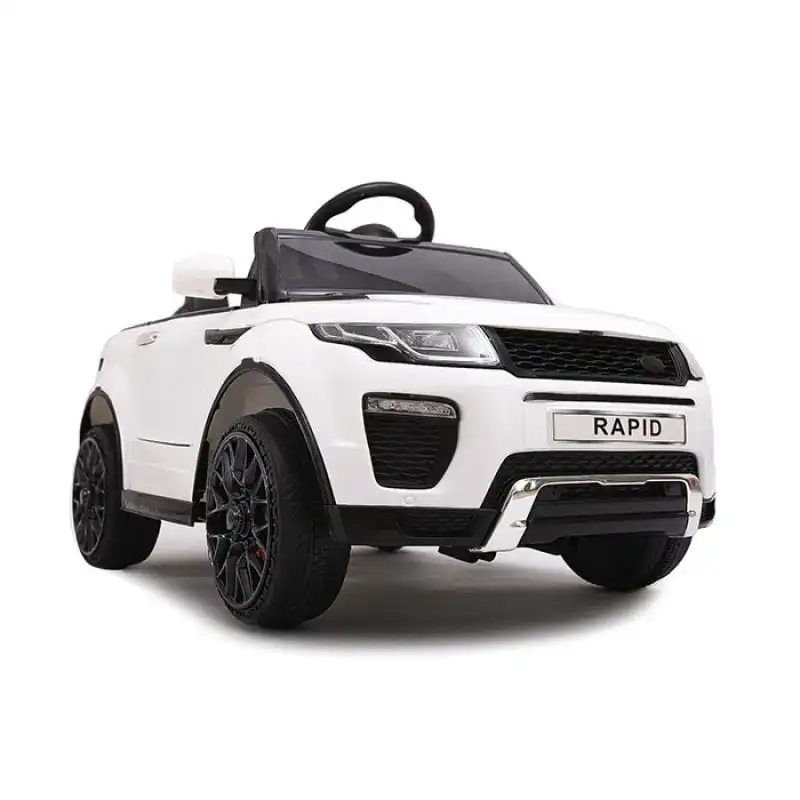 Ataa Cars Coche Eléctrico Range Rapid 12V Blanco