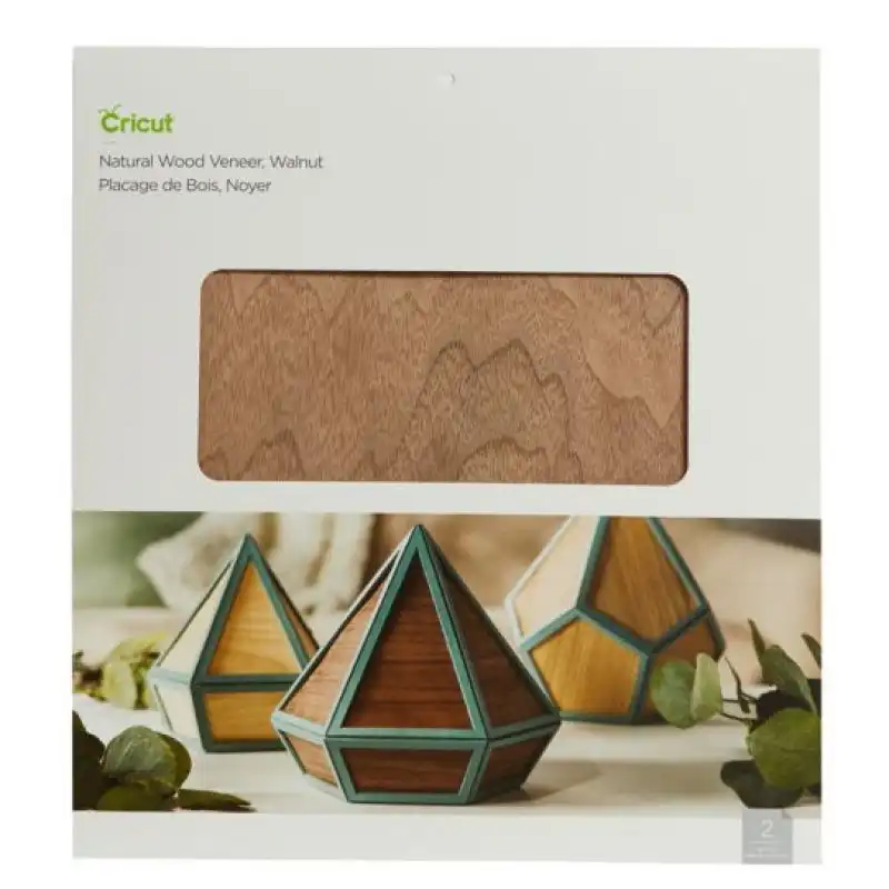 Cricut Vinilo Adhesivo Madera Natural de Nogal 2 Unidades