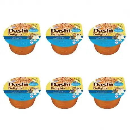 Dashi Delights Comida Húmeda en Caldo con Atún, 6 x 70 gr - Churu - Comparador de precios